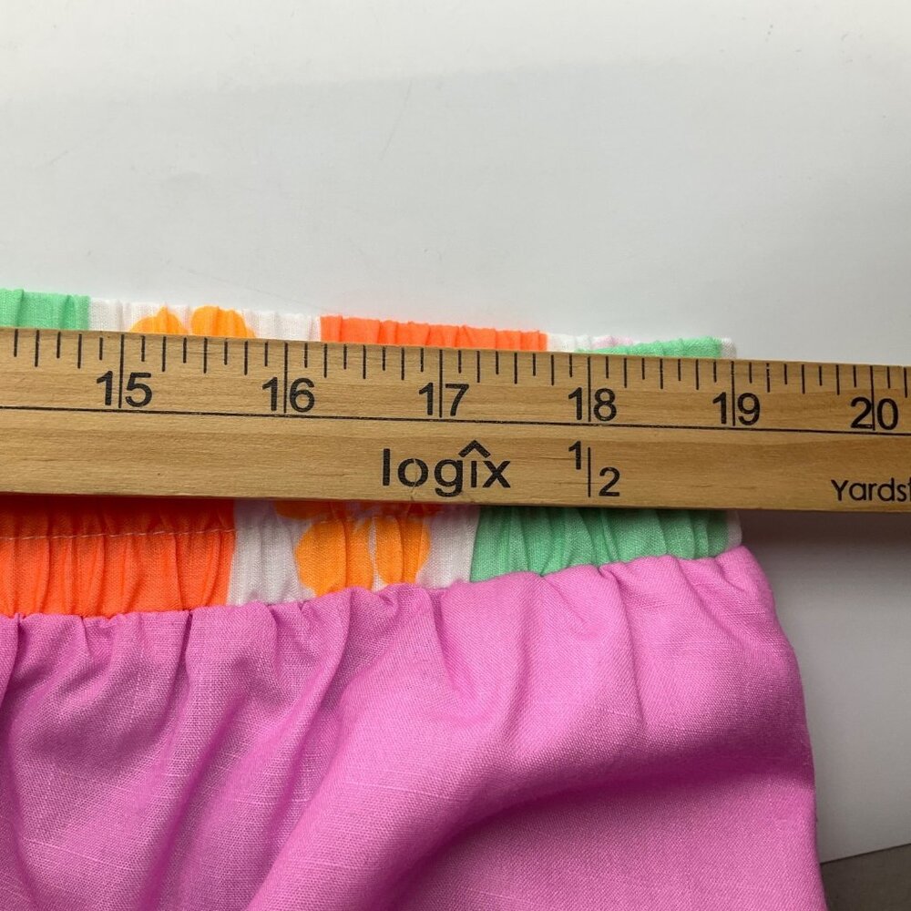 Kulani Kinis  Large Colorful Hibiscus Print Wide-Leg Pull-On Pants - Picture 11 of 14